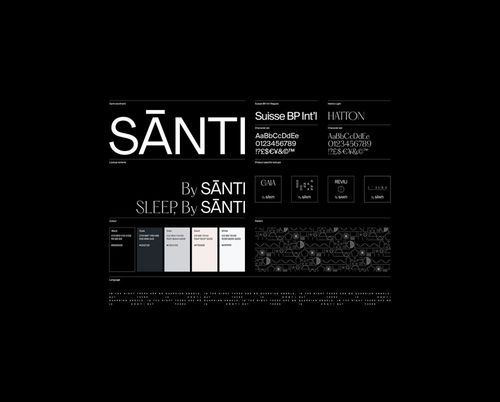 Santi 豪華床上用品公司 品牌形象設(shè)計與視覺呈現(xiàn)的卓越之道